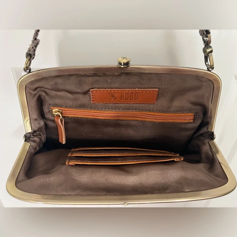 HOBO - Lana Metallic Snakeskin Handle Bag
